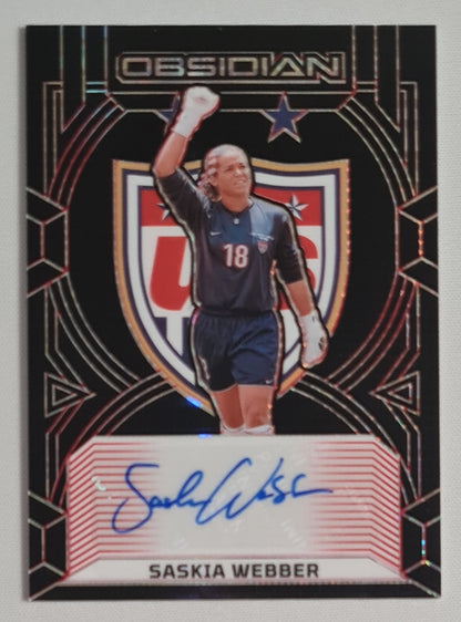 Saskia Webber - 2024/25 Panini Obsidian Soccer Team USA Class of 1999 #99-SWE /28 /Autograph
