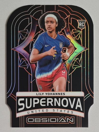 Lily Yohannes - 2024/25 Panini Obsidian Supernova Soccer Team USA (RC) #21 /75