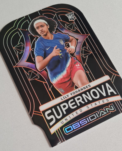 Lily Yohannes - 2024/25 Panini Obsidian Supernova Soccer Team USA (RC) #21 /75