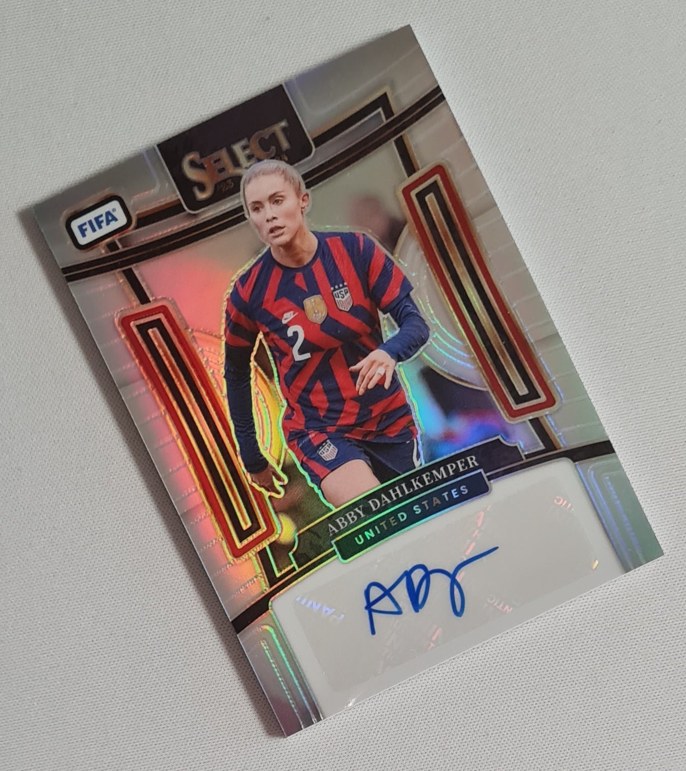 Abby Dahlkemper - 2023/24 Panini Prizm Select FIFA Soccer Team USA #S-AD Refractor /Autograph