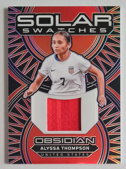 Alyssa Thompson - 2024/25 Panini Obsidian Soccer Solar Swatches #SS-ATH /50 / Patch