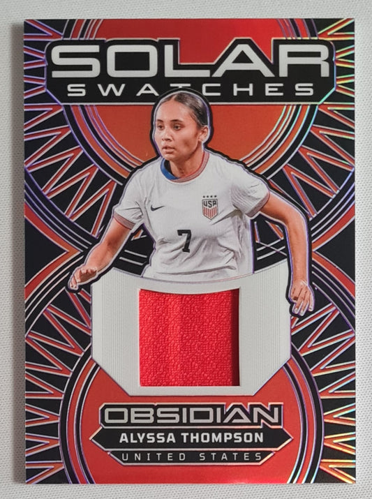 Alyssa Thompson - 2024/25 Panini Obsidian Soccer Solar Swatches #SS-ATH /50 / Patch