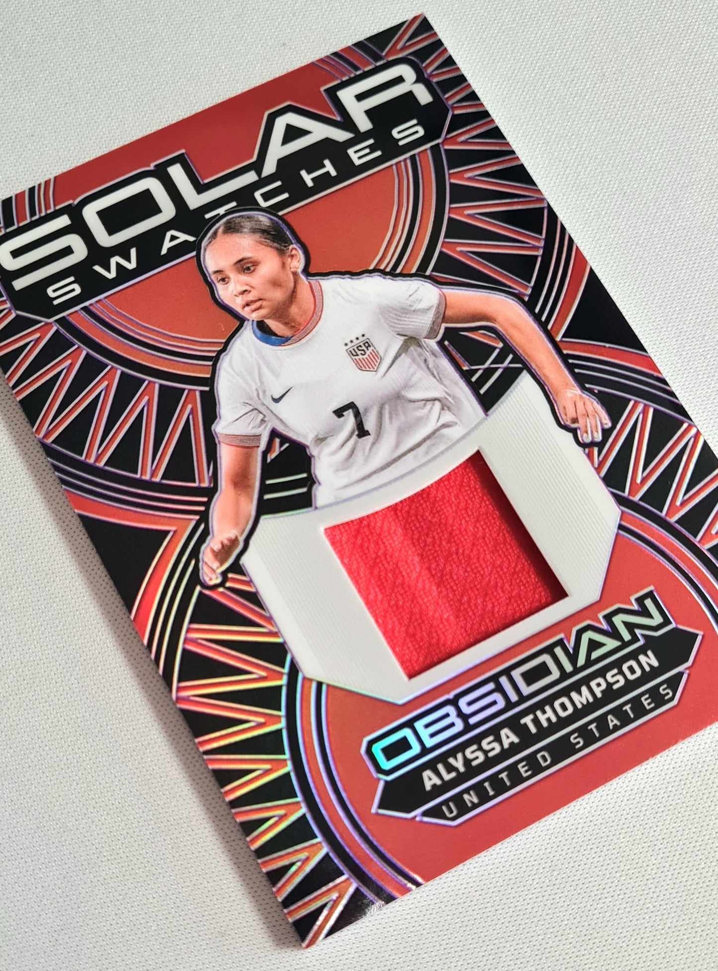 Alyssa Thompson - 2024/25 Panini Obsidian Soccer Solar Swatches #SS-ATH /50 / Patch