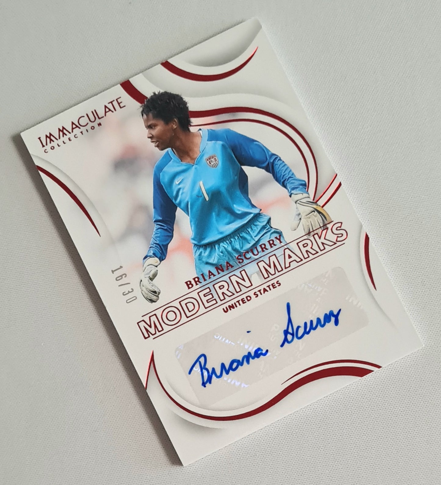 Briana Scurry - 2024/25 Panini Immaculate Collection Modern Marks Soccer Team USA #MM-BSC /30 /Autograph