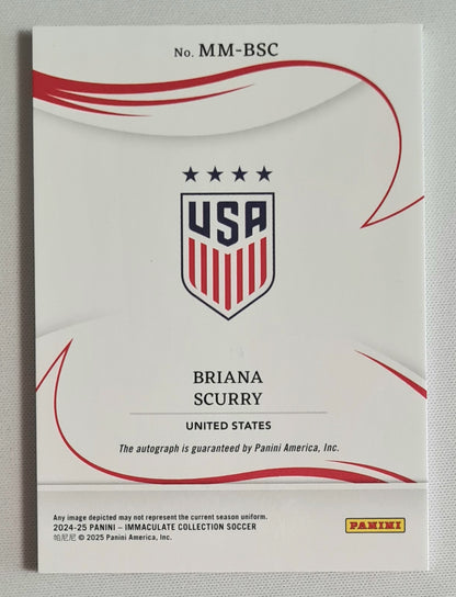 Briana Scurry - 2024/25 Panini Immaculate Collection Modern Marks Soccer Team USA #MM-BSC /30 /Autograph