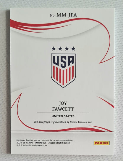 Joy Fawcett - 2024/25 Panini Immaculate Collection Modern Marks Soccer Team USA #MM-JFA /30 /Autograph