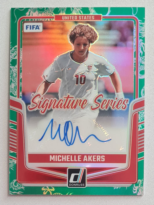 Michelle Akers - 2024/25 Panini Donruss Soccer Team USA Signature Series #SS-MA /99 /Autograph