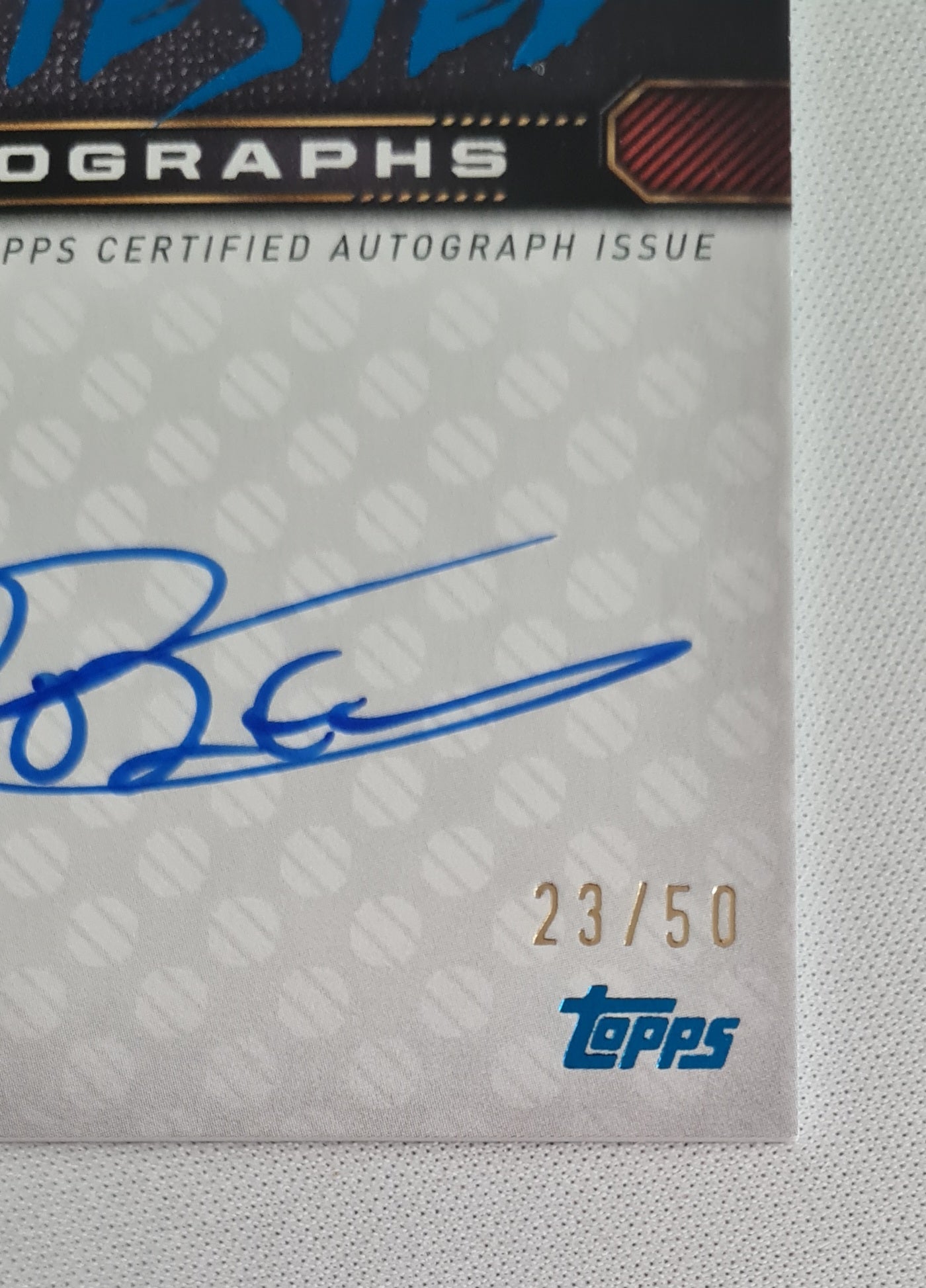 Jair Rozenstruik - 2024 Topps UFC Heavyweight Attested Autograph Card #ATT-JRK /50 /Auto