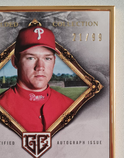 Scott Rolen - 2023 Topps Gilded Collection "Gold Framed" #HAFA-SR /99 /On Card Autograph