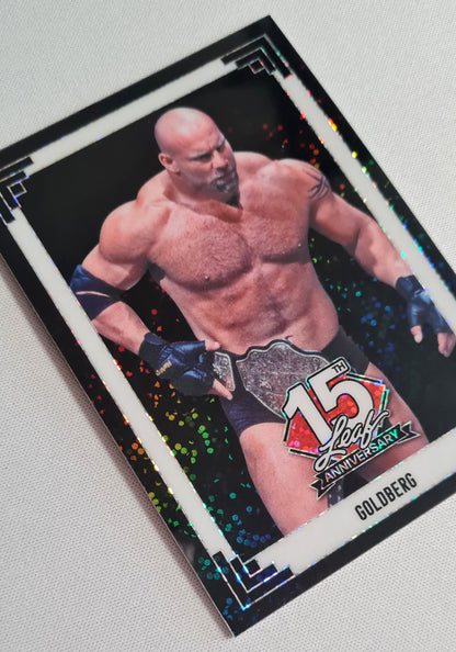 Goldberg - 2025 Leaf Trading Cards 15th Aniversary WWE Wrestling #91B-63 /2 RARE !