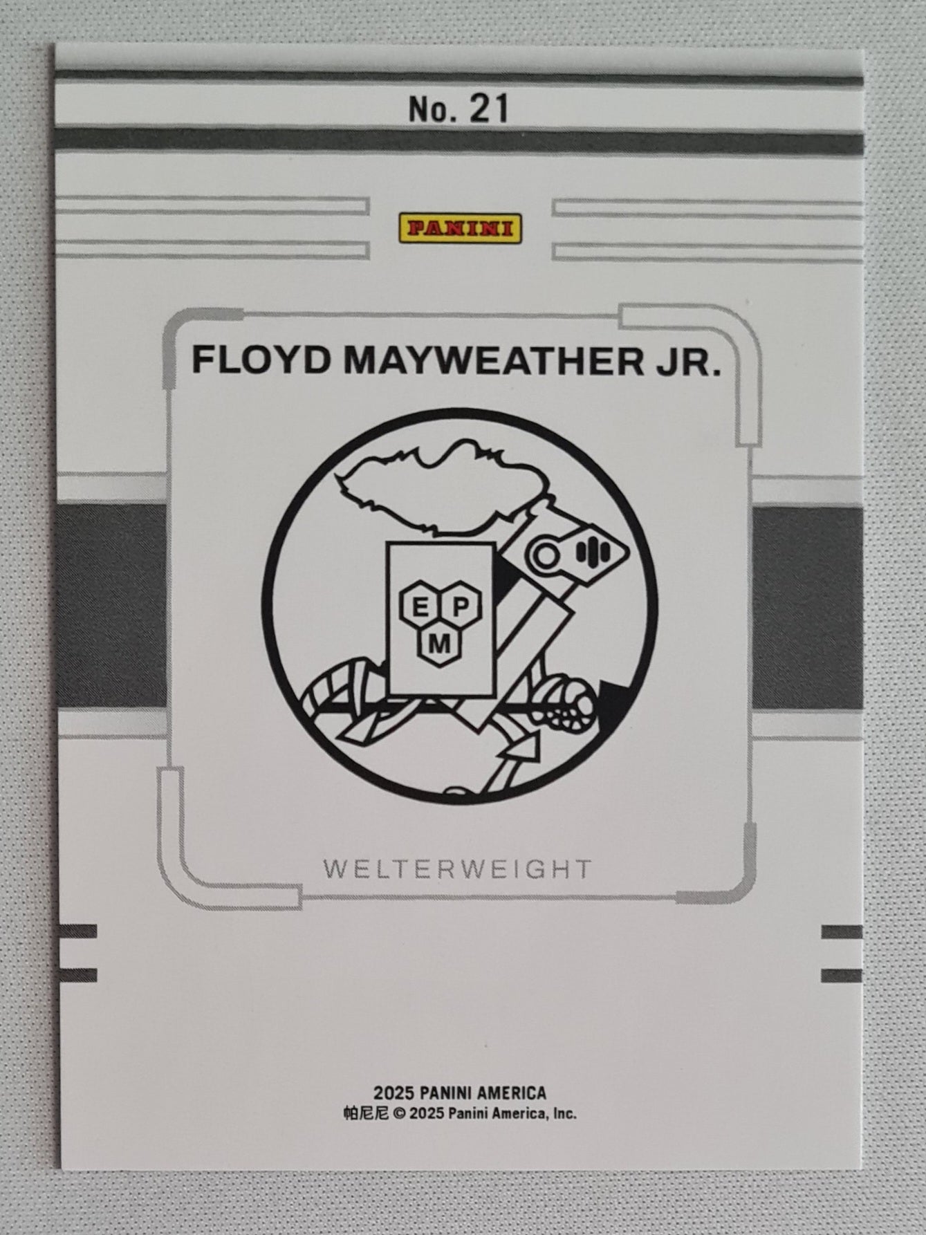 Floyd Mayweather Jr. - 2025 Panini America Boxing Fighter Welterweight #21 /50