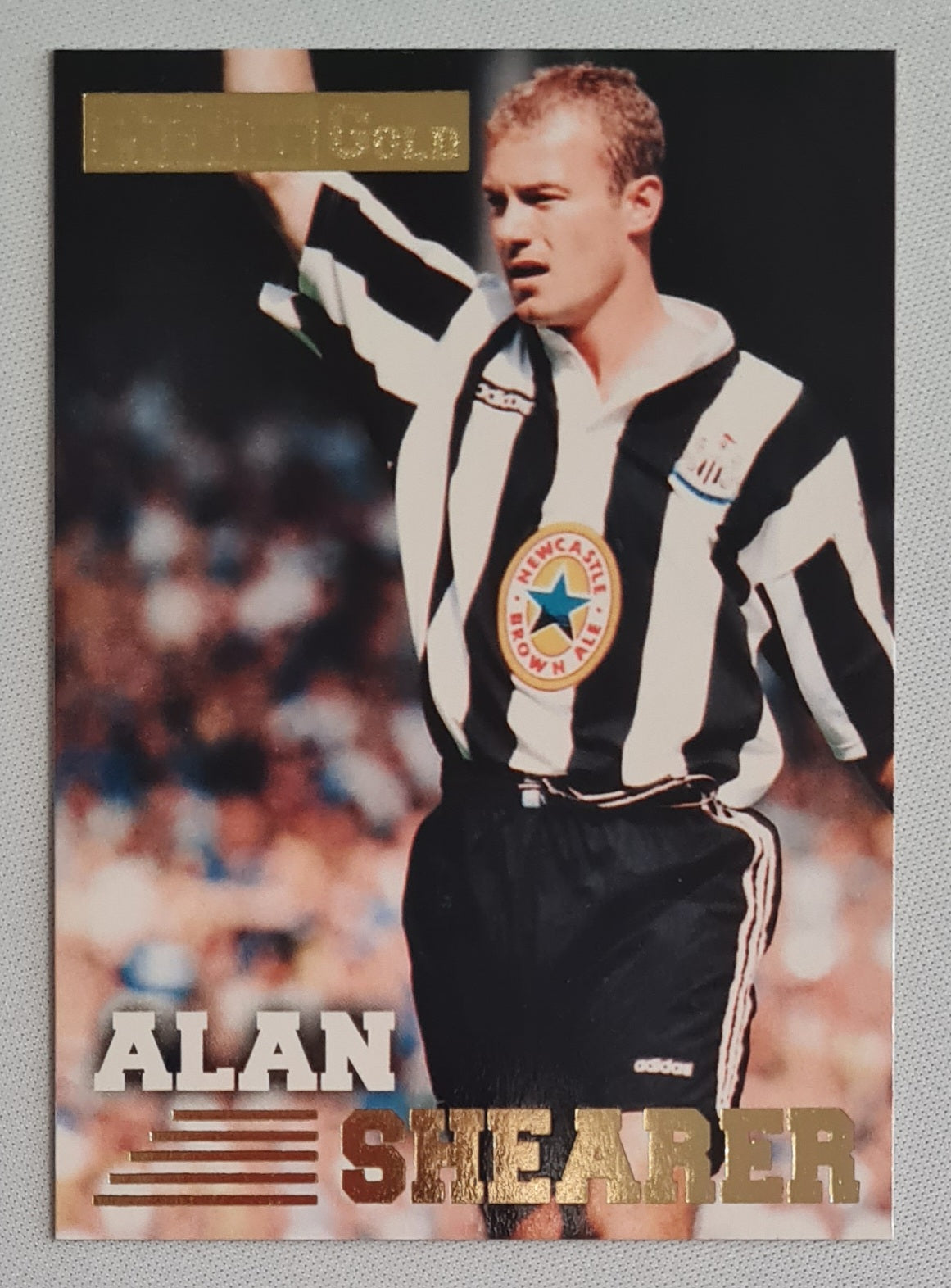 Alan Shearer - 1996 Merlin Soccer Premier Gold (EPL) Newcastle United #101