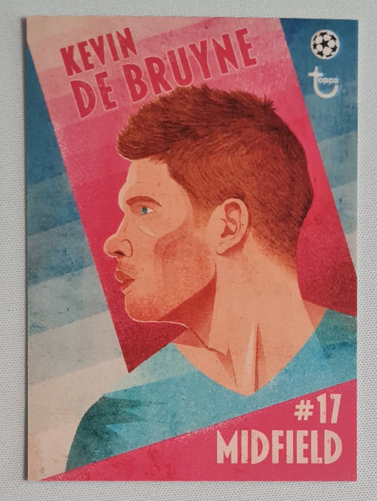Kevin de Bruyne - 2021 Topps Manchester City (CL) #17