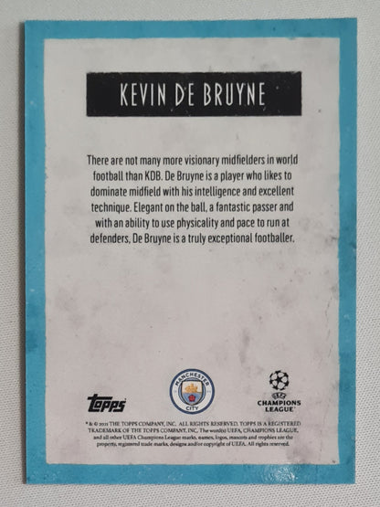 Kevin de Bruyne - 2021 Topps Manchester City (CL) #17