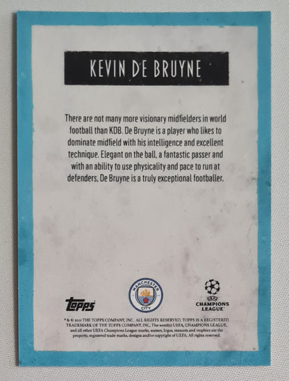 Kevin de Bruyne - 2021 Topps Manchester City (CL) #17