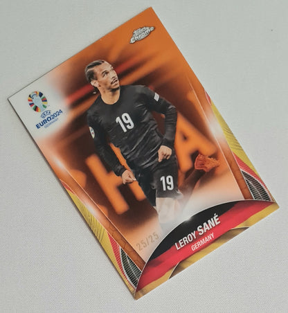 Leroy Sane - 2024 Topps Chrome UEFA Euro 2024 Germany #127 /25