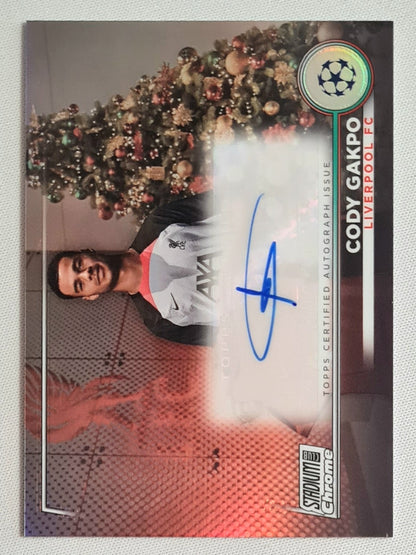 Cody Gakpo - 2023 Topps Stadium Chrome Club Liverpool F.C. #CA-GG /Autograph