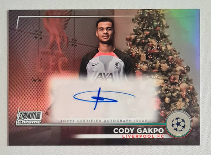 Cody Gakpo - 2023 Topps Stadium Chrome Club Liverpool F.C. #CA-GG /Autograph