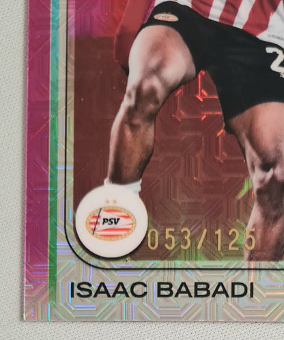 Isaac Babadi - 2025 Topps Chrome Future Stars PSV Eindhoven #194 Pink /125