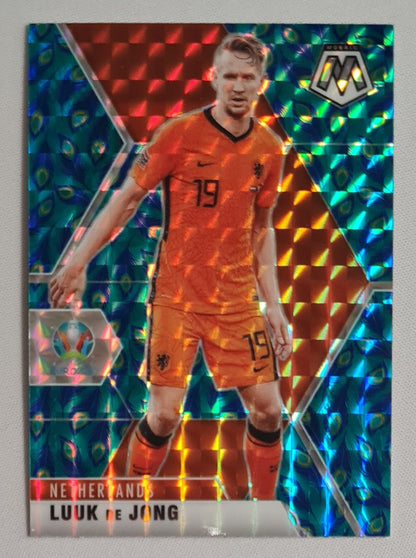 Luuk de Jong - 2021 Panni Mosaic UEFA Euro Soccer 2020 National Team Netherlands #145 Peacock
