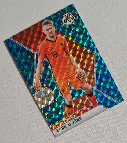 Luuk de Jong - 2021 Panni Mosaic UEFA Euro Soccer 2020 National Team Netherlands #145 Peacock