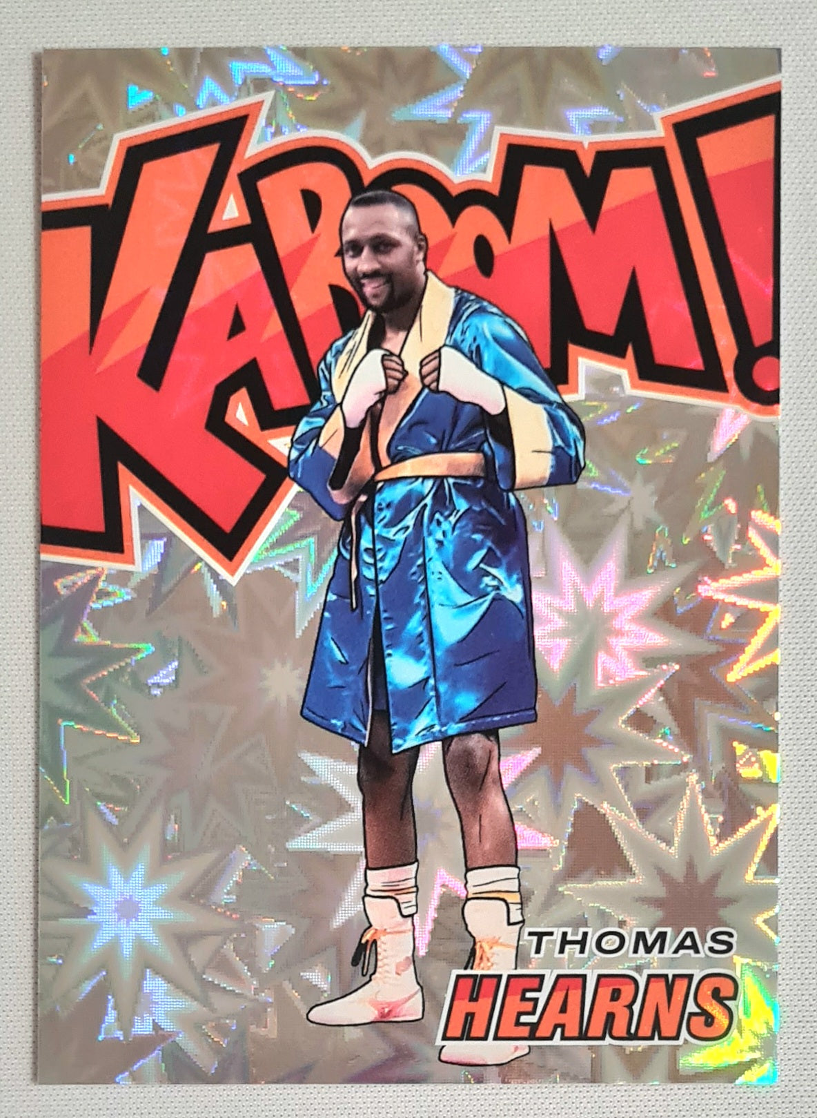 Thomas Hearns - 2025 Panini Boxing Combat Anthology KABOOM! #18