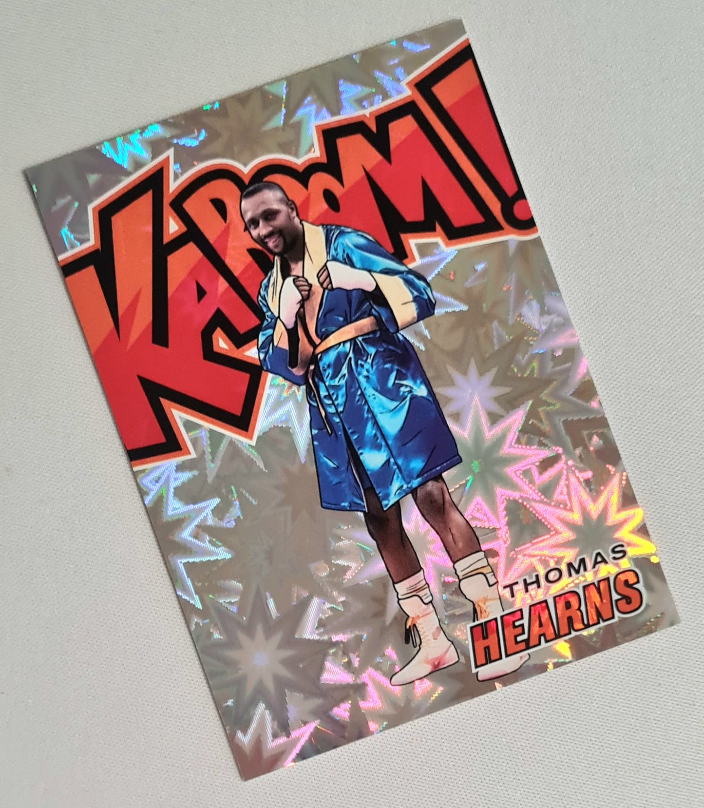 Thomas Hearns - 2025 Panini Boxing Combat Anthology KABOOM! #18