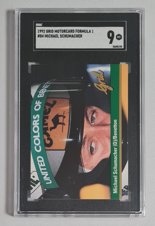 Michael Schumacher - 1992 Grid Motorcard Formula 1  #84 SGC 9 MINT