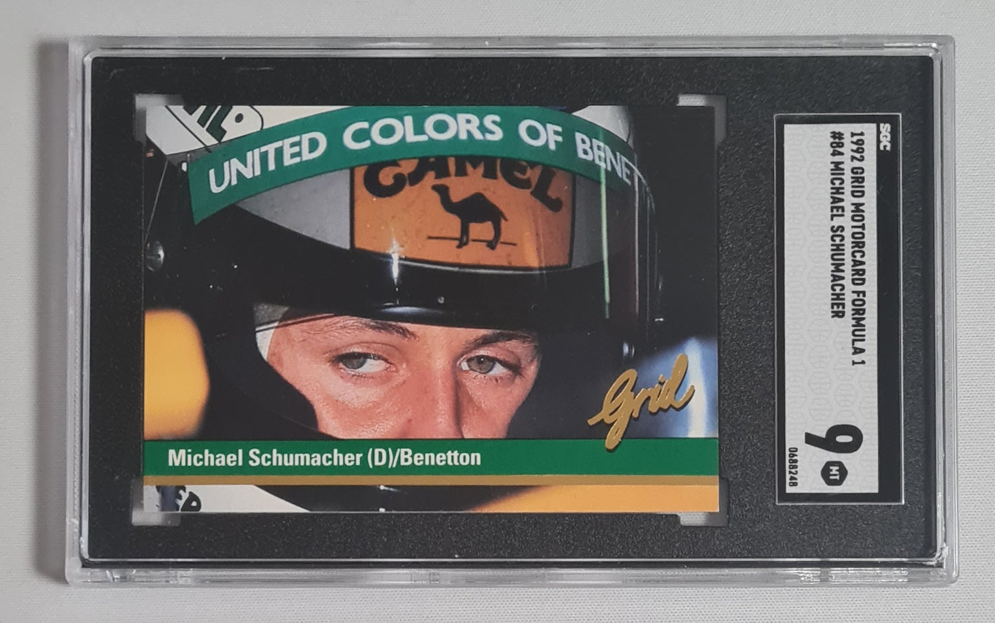 Michael Schumacher - 1992 Grid Motorcard Formula 1  #84 SGC 9 MINT