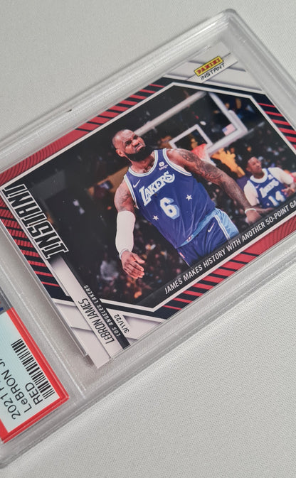 LeBron James - 2021 Panini Instant NBA Basketball LA Lakers #156 PSA 9 MINT