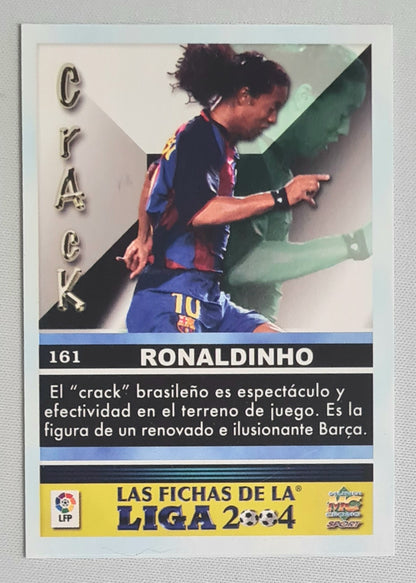 Ronaldinho - 2003 Las Fichas de La Liga El Crack LFP FC Barcelona #161