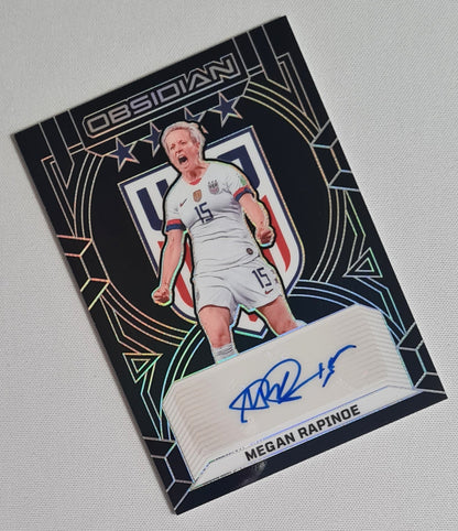 Megan Rapinoe - 2024/25 Panini Obsidian Soccer Team USA Class of 2019 #19-MR /49 /Autograph