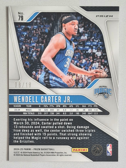 Wendell Carter Jr. - 2024/25 Panini Prizm Basketball NBA Orlando Magic #79 Lotus Flower /18