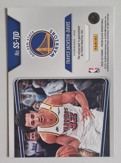 Trayce Jackson-Davis - 2024/25 Panini Prizm Black Basketball NBA Golden State Warriors Sensational Signatures #SS-TJD /Autograph