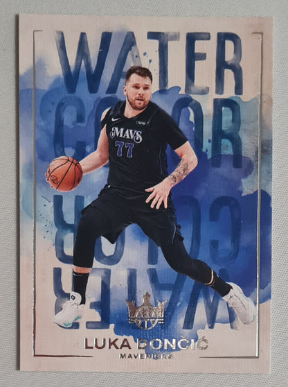 Luka Doncic - 2024/25 Panini Court Kings Basketball NBA Mavericks Water Colors #9