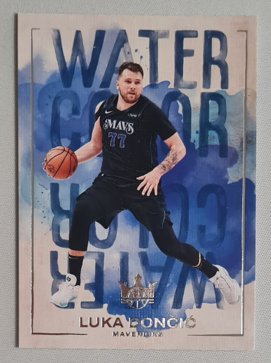 Luka Doncic - 2024/25 Panini Court Kings Basketball NBA Mavericks Water Colors #9