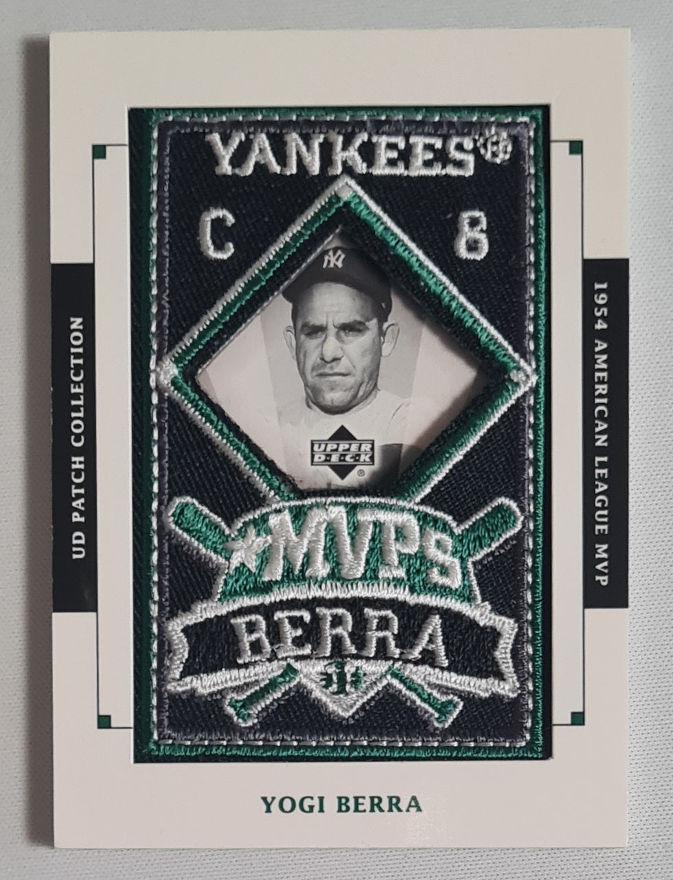 Yogi Berra - 2003 Upper Deck 1954 American League MVP MLB Yankees #MVP-15 /Patch