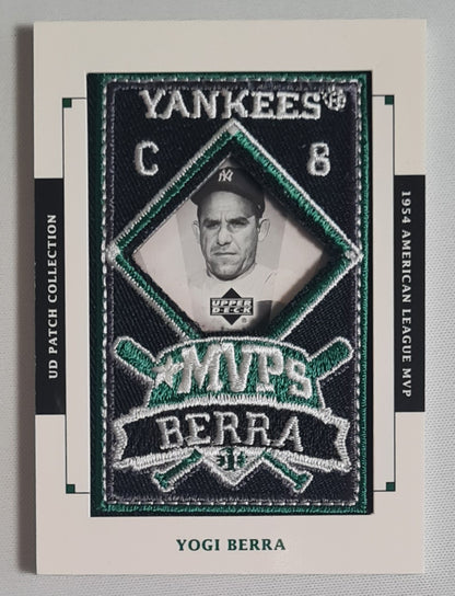 Yogi Berra - 2003 Upper Deck 1954 American League MVP MLB Yankees #MVP-15 /Patch