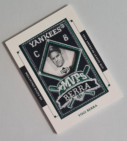 Yogi Berra - 2003 Upper Deck 1954 American League MVP MLB Yankees #MVP-15 /Patch