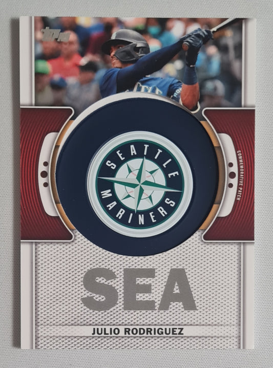 Julio Rodriguez - 2023 Topps MLB Seattle Mariners SEA #TLP-JR /Patch Relic Card