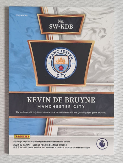 Kevin de Bruyne - 2022/23 Panini Select Prizm Premier League Soccer Manchester City #SW-KDB /Patch