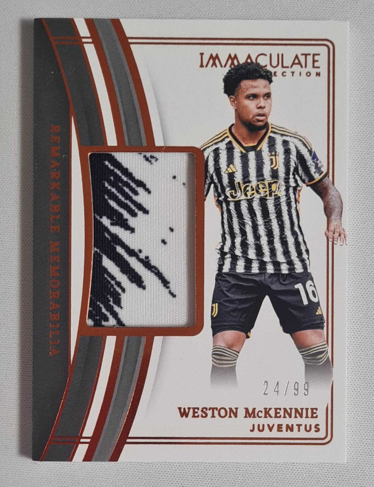 Weston McKennie - 2023/24 Panini Immaculate Collection Soccer Juventus #RM-WM /99 /Patch