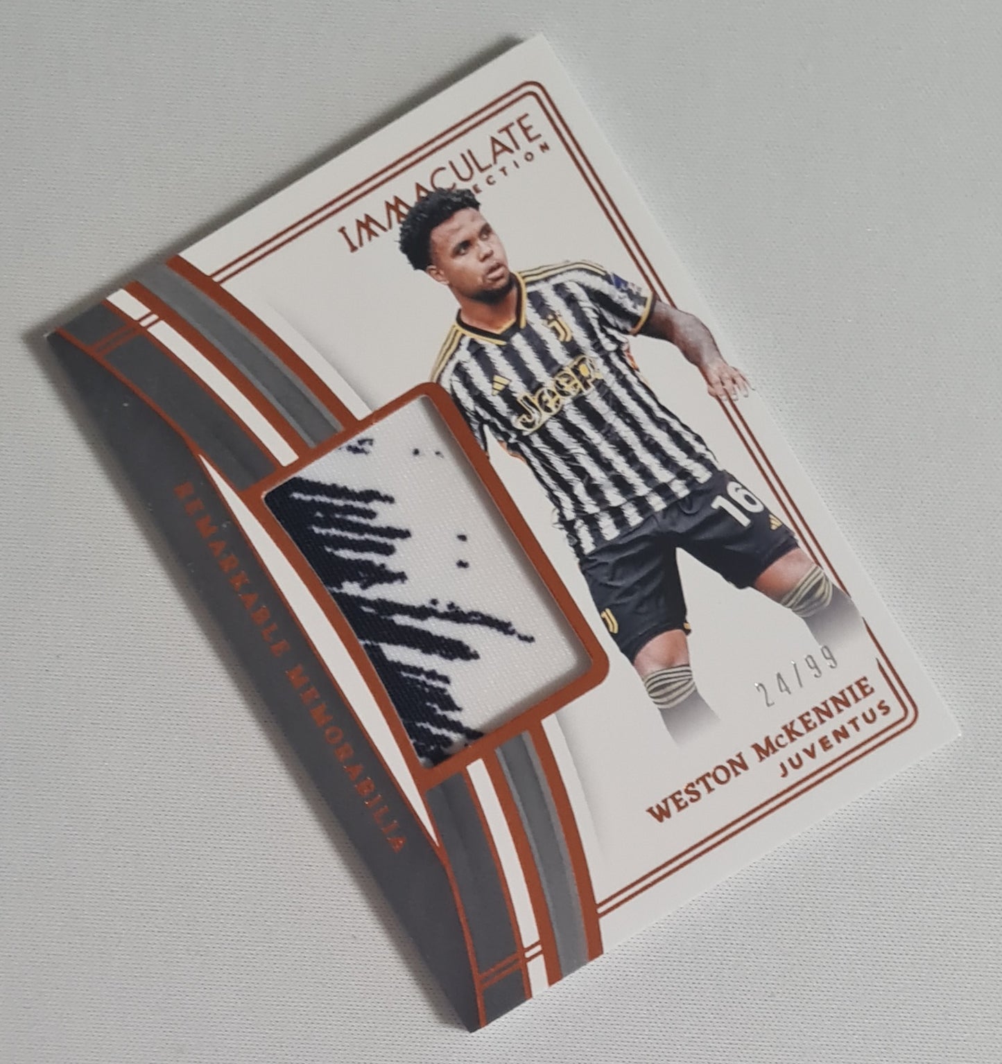 Weston McKennie - 2023/24 Panini Immaculate Collection Soccer Juventus #RM-WM /99 /Patch