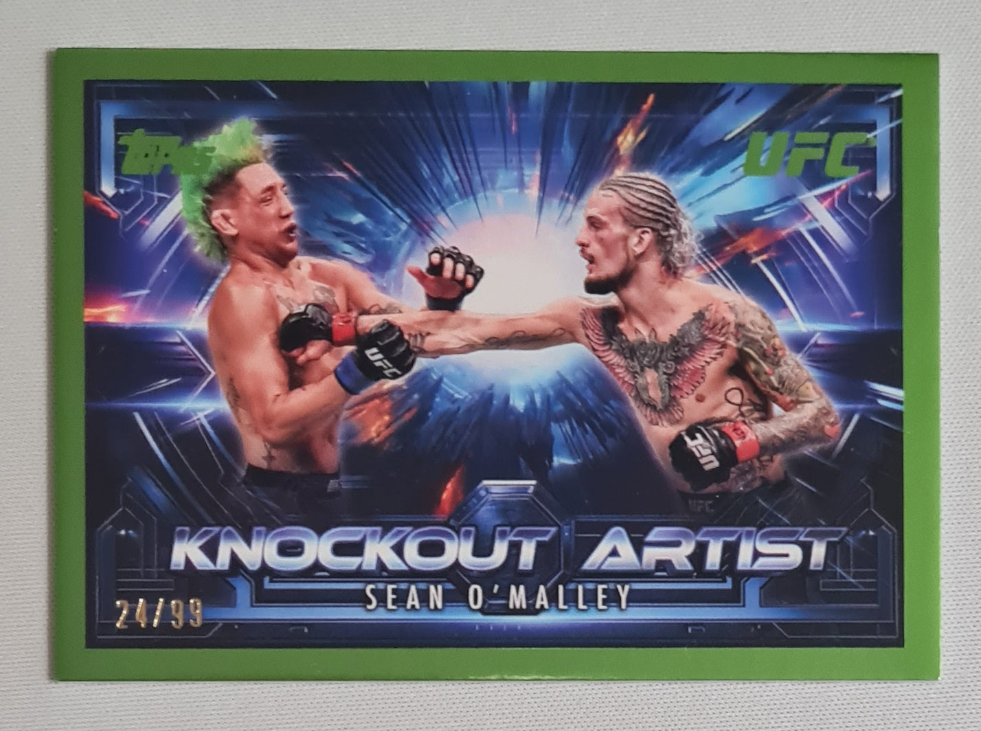 Sean O'Malley - 2025 Topps UFC Fighters Bantamweight Knockout Artist #KA-17 /99