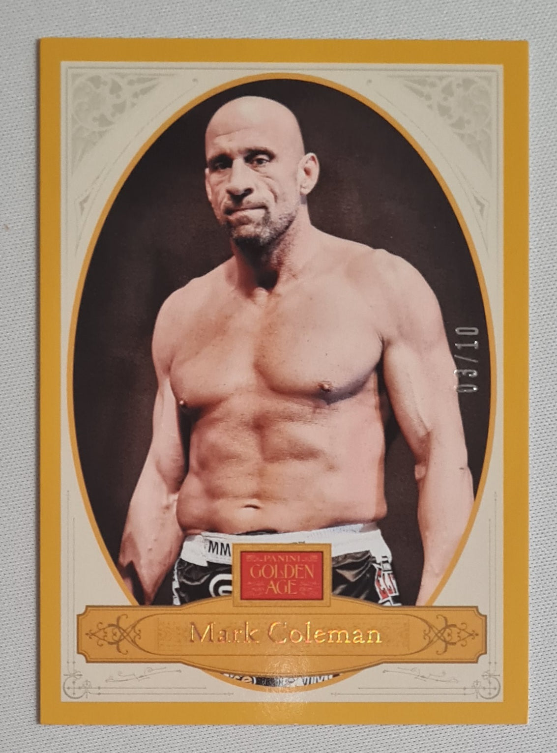Mark Coleman - 2025 Panini Combat Anthology Fighter Golden Age #19 /10