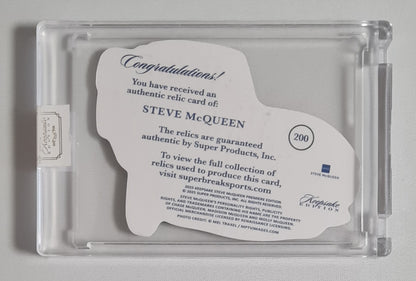Steve McQueen - 2025 Keepsake Edition #200 Die Cut /Authentic Relic
