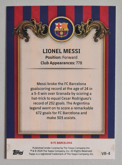 Messi - 2024 Topps FC Barcelona #VB-4
