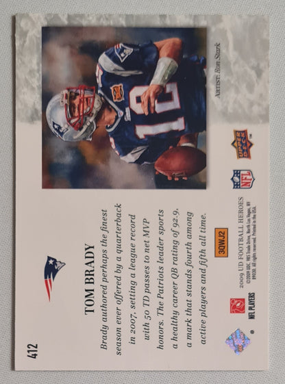Tom Brady - 2009 Upper Deck Heroes Football NFL New England Patriots #412