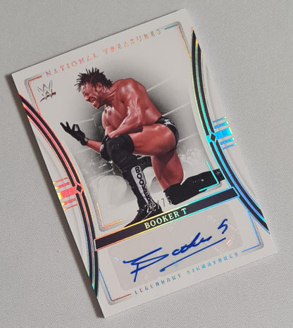 Booker T - 2024 Panini National Treasures WWE Wrestling Legends #LS-BKT /75  /Autograph
