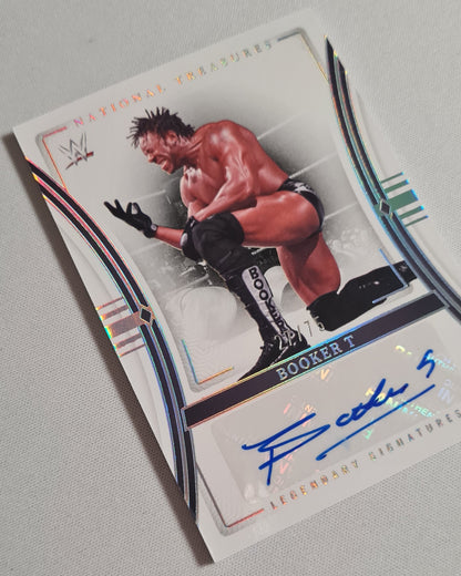 Booker T - 2024 Panini National Treasures WWE Wrestling Legends #LS-BKT /75  /Autograph